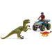 Schleich: Útek na štvorkolke pred Velociraptorom set (41466)