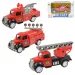 Speed Racer: Požiarny kamión s kolesami viacerých typov 7cm 1ks