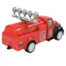Speed Racer: Požiarny kamión s kolesami viacerých typov 7cm 1ks