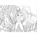 Spider-Man 2 v 1 maxi 60-dielne puzzle a omaľovánka 70x50 cm - Lisciani