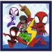 Spidey a jeho priatelia 3 v 1 20-36-50 dielikov puzzle - Trefl