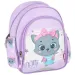 Spirit: Kitty sivá mačacia zaoblená školská taška, batoh 31x13x24cm