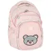Spirit: Masha medve ružový zaoblený školský batoh, ruksak 46x31x21cm