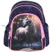 Spirit: Školská taška s motívom bieleho koňa, batoh 24x13x31cm