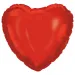 Srdcový fóliový balón – červený 46 cm