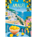 Taliansko Amalfi vintage plagáty Prémium Plus 1000-dielne puzzle - Trefl