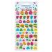 The Littlies: Roztomilé bodkované vzory 3D nafukovacie nálepky sada 10x22cm sviatok