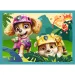 Paw Patrol dobrodružstvá na ostrove dinosaurov 4 v 1 puzzle set - Trefl obrázok 2