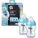 Tommee Tippee: Advanced ANTI-COLIC tyrkysová sada 2 ks dojčenských fliaš 260 ml (od 0 mesiacov)