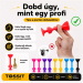 Tossit Family Pack – ružová, fialová, modrá, žltá dartsová spoločenská hra s prísavkami