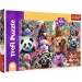 Vtipné zvieracie portréty 300-dielne puzzle - Trefl