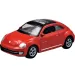 Welly: Moderný červený model autíčka Volkswagen Chrobák 1/64