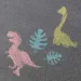 World of Dinosaur: Sada asfaltových kried s dinosaurími šablónami