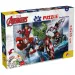 Avengers: Hrdinovia 2 v 1, 60-dielne puzzle a omaľovánka 50x35 cm – Lisciani