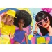 Barbie a jej priatelia 2x60-dielne maxi podlahové puzzle 50x35 cm - Lisciani