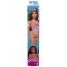 Barbie Beach bábika v farebných, kvetinových plavkách - Mattel obrázok 1