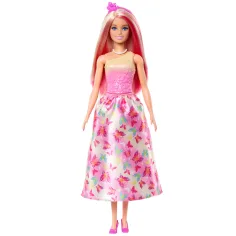 Barbie Dreamtopia: Princezná bábika v ružovom motýľovom šate - Mattel obrázok 2