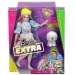 Barbie Extra: Bábika v trblietavom oblečení s malým maznáčikom - Mattel