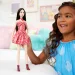 Barbie: Fashionista Priateľky s hnedými vlasmi štýlová módna bábika v leopárdovom oblečení – Mattel obrázok 5