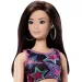 Barbie Fashionista Priateľky štýlová módna bábika v šatách s hviezdami - Mattel obrázok 3