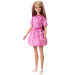 Barbie: Fashionista Štýlová módna bábika kamarátka v ružových šatách s paisley vzorom – Mattel