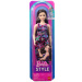Barbie Fashionista Štýlová módna bábika kamarátka v šatách s hviezdičkovým vzorom - Mattel