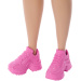 Barbie Fashionista Štýlová módna bábika kamarátka v šatách s hviezdičkovým vzorom - Mattel