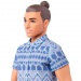 Barbie: Fashionistas Ken bábika s hnedými vlasmi - Mattel