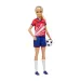Barbie®: Futbalista bábika 30cm - Mattel