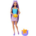 Barbie Reveal voňavá séria Shaker s bábikou s fialovými vlasmi a morským koníkom - Mattel