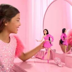 Barbie: Trendy priateľky - Čiernovlasá bábika - Mattel obrázok 3