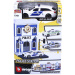Bburago city - Audi A6 policajné auto a policajná stanica 1/43