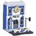 Bburago city - Audi A6 policajné auto a policajná stanica 1/43