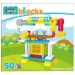 Blocks DIY stôl stavebnica 50 dielny set