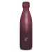 Bordová dvojstenná kovová fľaša 500ml