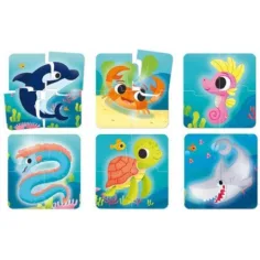 Carotina Baby: Puzzle morských zvierat obrázok 2