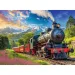 Cesta medzi horami vlakom 1000-dielny puzzle -Trefl obrázok 2