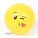 Citrónovo-žltá emoji gumová lopta 23cm