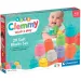 Clemmy: Touch & Play mäkká farebná stavebnica 20ks sada - Clementoni