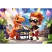 Connect Joe 70-dielny puzzle s figúrkou a 6 stavebnými kockami - Trefl obrázok 2