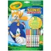 Crayola: Sonic, omaľovánka a pracovný zošit s ježkom