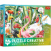 Creative rajky 500-dielne omaľovávacie puzzle - Trefl