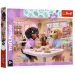 Dachshundy v kaviarni 300-dielny puzzle - Trefl obrázok 1