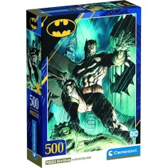 DC Comics Batman v daždi 500ks puzzle - Clementoni