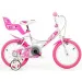 Bicykel pre deti so srdiečkami veľkosti 14 - Dino Bikes bicykel