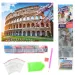 Diamantové puzzle: Rímsky Koloseum diamantový maliarsky set 30x40cm obrázok 2