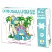 Dinosaurus obrovské podlahové puzzle 12 dielny set