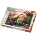 Puzzle - na území dinosaurov 100 ks - Trefl