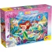 Disney Ariel 2 v 1, 35-dielne maxi puzzle a maľovanka 70x50 cm - Lisciani