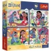 Disney Lilo & Stitch - 4 x 88 ks Premium Plus Kids puzzle - Trefl obrázok 1